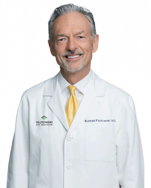 Dr. Konrad Filutowski, MD, founder and board-certified ophthalmologist at Filutowski Eye Institute